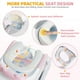 thumbnail image 4 of Asiento de inodoro Orzbow 2 en 1 con taburete rosa Potty Training, 4 of 7