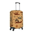thumbnail image 3 of Balery Brown Mushrooms Luggage Cover Protector, Scratch And Dirt Resistant, Fits 18-32 Inch Luggage - Small, 3 of 9