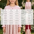 thumbnail image 2 of WXFAZCVU Girls Cardigan School Clothes Kids Cotton Ruffle Long Sleeve Button Knit Sweater Size 3-4 Years, 2 of 3