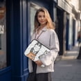 thumbnail image 6 of FORMRS 13"-13.3" Laptop Sleeve Protective Case Soft Carrying Quilted Computer Bag Cover, Gray Cute Chubby Cat, 6 of 7