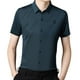 thumbnail image 2 of Camisa de manga corta para hombre Camisa de vestir de manga corta para hombre para vacaciones en la playa Yuyangstore camisa de rayas, 2 of 8