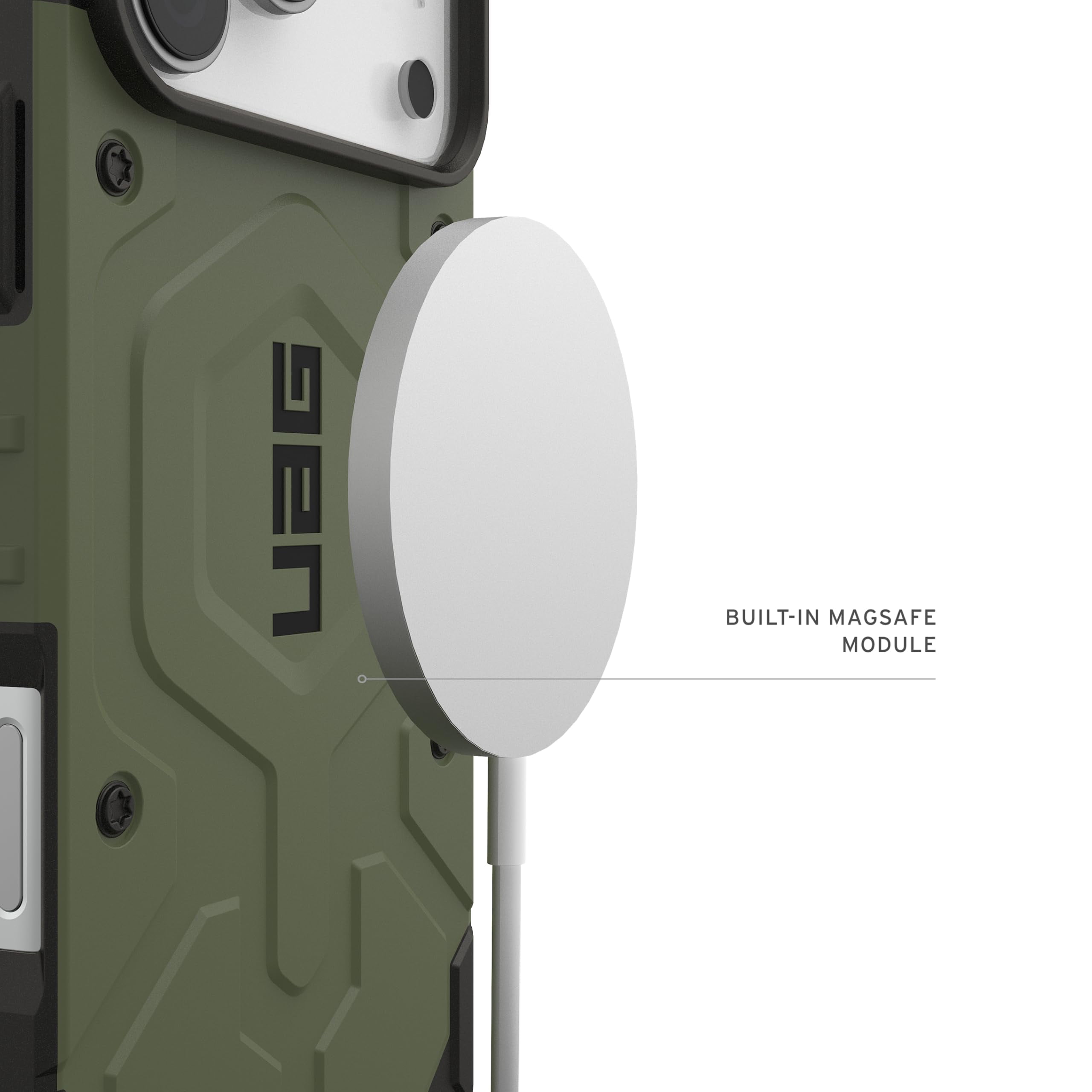 UAG iPhone 17 Pro Max Case Pathfinder - Compatible with MagSafe Military Grade Protective Cover, Olive