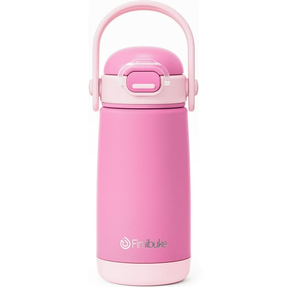 Botella de agua aislante Fimibuke Kids de 420 ml con tapa y asa