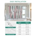 thumbnail image 6 of Pink Gray Tie Up Curtains for Windows 63 Inch Length Balloon Curtains Kitchen Adjustable Balloon Window Shade Country Vintage Gradient Mottled Wood Grain Tie Up Bathroom Curtain Window 46"x63", 6 of 6