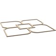 thumbnail image 6 of 78 3/4"W x 78 3/4"H x 3/8"T King Size Olivia Decorative Fretwork Wood Ceiling Panels, Birch, 6 of 10