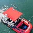 thumbnail image 2 of ALEKO Summer Canopy Tent for Inflatable Boats 12.5 ft long, Red, 2 of 12