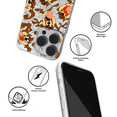thumbnail image 3 of Mobile phone case with glitter overflow effect for Apple IPHONE 14 PRO original and officially Licensed Looney Tunes pattern Tasmanian Devil 005 optimally adapted to the shape of the mobile phone, 3 of 5