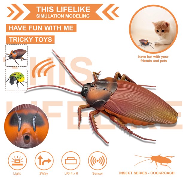 Muyoka Juguete el茅ctrico para evitar obst谩culos, juguete de detecci贸n inteligente de simulaci贸n realista, juguete de utiler铆a de broma falsa el茅ctrica para ni帽os a partir de 3 a帽os