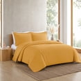 thumbnail image 2 of Swift Home Ensemble housse de couette unie ultra douce, Grand lit, Moutarde, 2 of 6