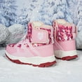 thumbnail image 5 of Otqutp Kids Unisex Winter Camouflage Boots Tie Dye Print Comfortable Water-proof Fleece Warm Thicken Cozy Furry Hiking Shoes, 5 of 5