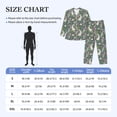 thumbnail image 4 of Fotbe Retro Bunny Floral Pijama de Hombre con Estampado de Manga Larga, Conjunto de 2 Piezas, Ropa de Dormir Suave y Cómoda con Bolsillos-Medium, 4 of 7