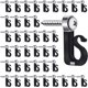 thumbnail image 1 of 40 pieces of screw hooks, outdoor and indoor lamp holder hooks, with Q drill hooks, easy to release outdoor LED string lights, 1 of 5