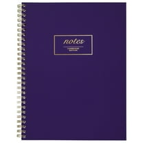 Cambridge Fashion Notebook, Eggplant Purple, Medium, 6.5" x 9.5", 80 Sheets