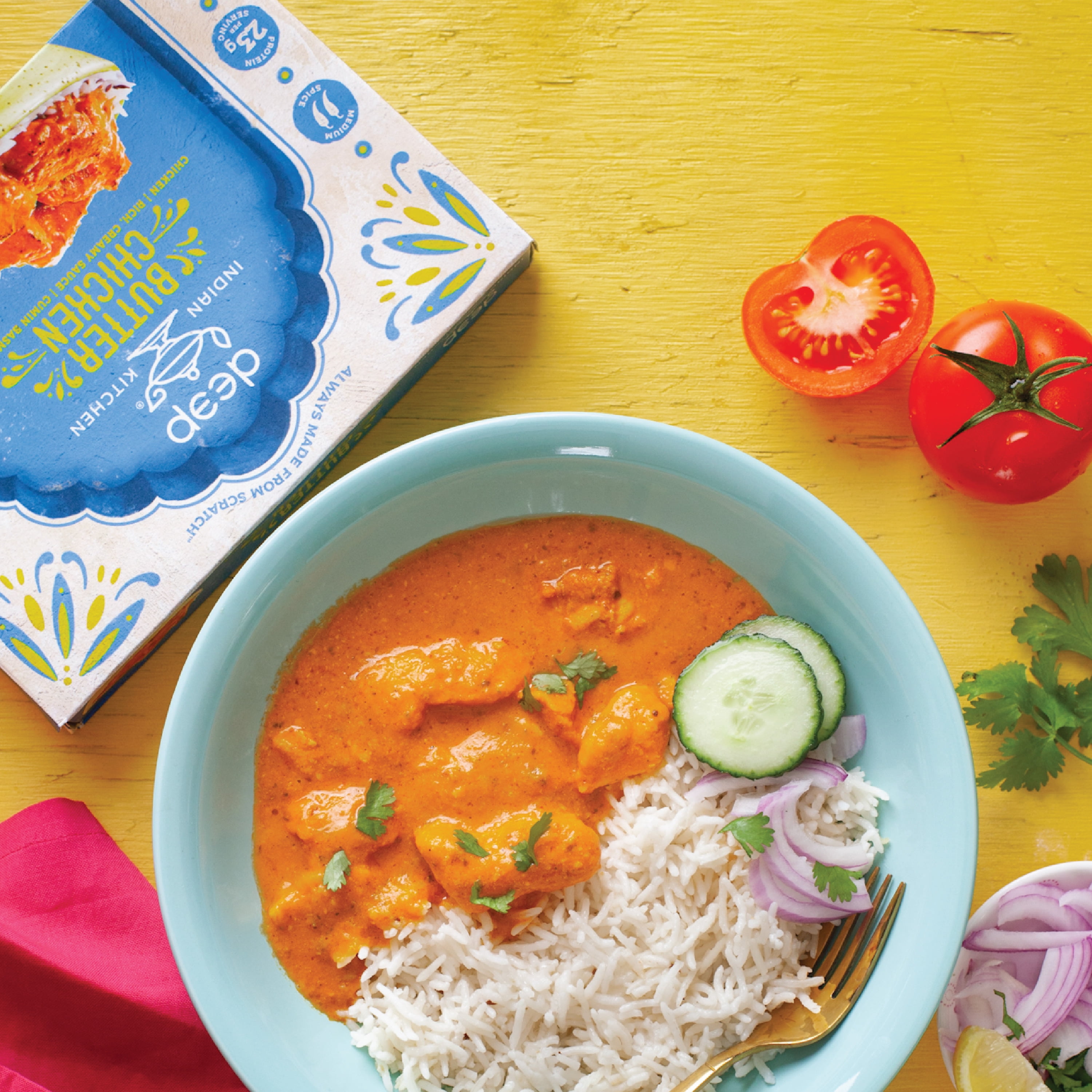 Deep Indian Kitchen Butter Chicken, 9oz (Frozen Packaged Meal)