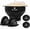 Black, variant on Microwave Popcorn Popper, Silicone Popcorn Popper, Collapsible Popcorn Bowl, Healthy Popcorn Maker, BPA Free, Bonus: 2 Free Mitts + 2 Free Glow in the Dark Coasters, aqua green, PR-0002, 5.7''