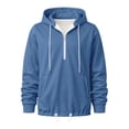 thumbnail image 5 of Gyexs Mens Hoodies Long Sleeve Casual Loose Fit Pullover Hooded Warm Sweatshirts Fall Fashion, 5 of 6