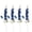 Dark Blue, variant on 4 Pcs Artificial Delphinium Flower, for Vase Filler 33.46 Inch Long, Stem Fake Larkspur Flower Faux Silk Bouquet
