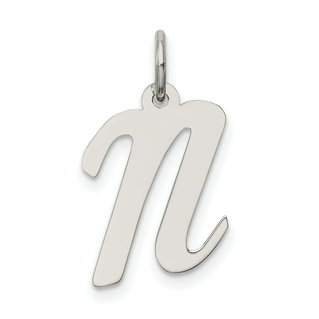 Collier Monogramme en Argent Sterling 925 avec Initiale et Lettre Délicate