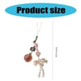 thumbnail image 3 of COOLHOOD Stylish Peach Phone Charm Fashion Phone Lanyard Unique Heart Phone Accessory Fashionable Mobile Decors for Daily Party, 3 of 3