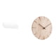 thumbnail image 1 of Reloj de pared de madera, diseño creativo, decorativo, silencioso, para colgar, regalo para restaurante y oficina., 1 of 8