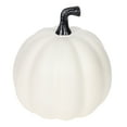 thumbnail image 3 of White Pumpkin w/ LED - 5 inches, 3 of 5
