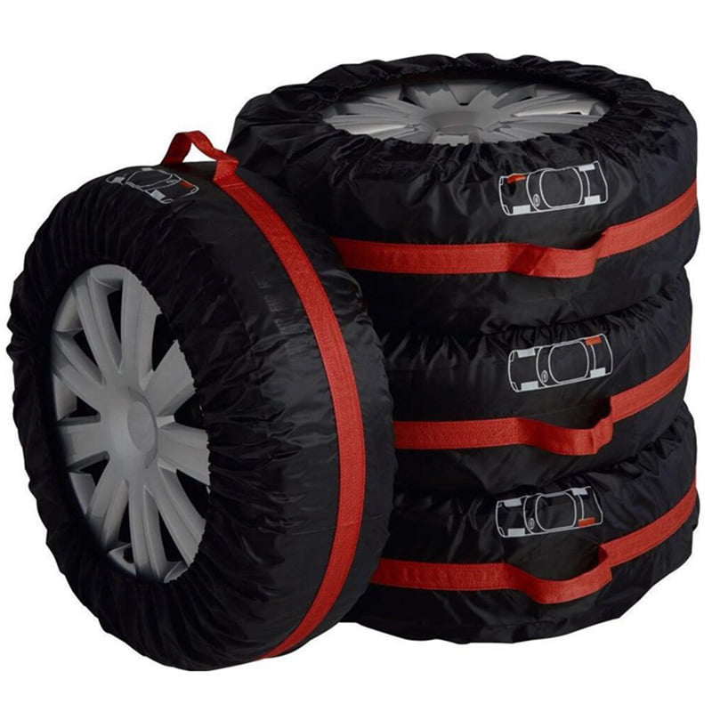 1PCS of Pack 80cm Ken-Tool Car Black Red 13-16,17-20 Spare Tire Tyre Wheel Cover Bag with Carrying Handles Tote Car Wheel Protector Storage