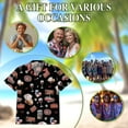 thumbnail image 3 of Lucky Las Vegas Black Hawaiian Shirt for Men, Button Down Summer Beach Short Sleeve, Retro Style, Sizes S-5XL, 3 of 3