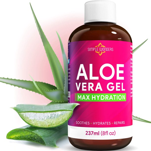 100% Pure Aloe Vera Gel - Organic Maximum Hydration for ...