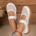 thumbnail image 7 of Pandaie Sneakers for Women Comfortable Business Casual Tennis Shoes Lightweight Slip on Footwear Women's Fashion Retro Sneakers (White,6.5), 7 of 7