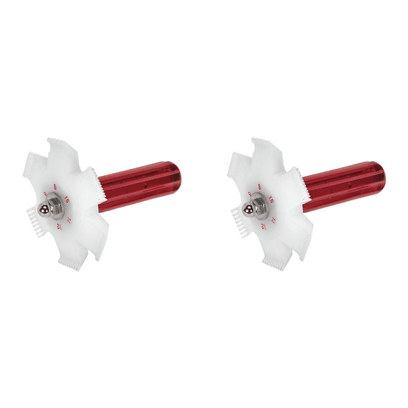 2X Car Automotive Refrigeration A/C Condenser Radiator Evaporator Fin Straightener Comb Rake Cleaner Tool White