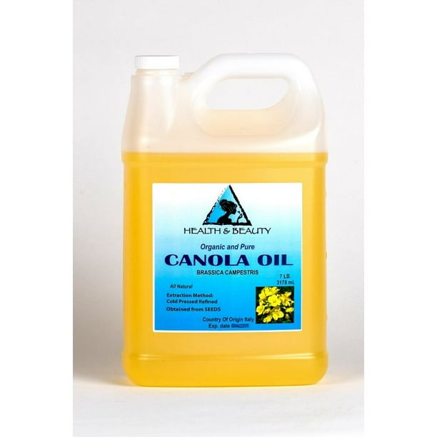 CANOLA SEED OIL ORGANIC REFINED COLD PRESSED PREMIUM FRESH PRIME 100 PURE 7 LB