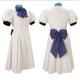 thumbnail image 2 of Disfraz de anime Cicadas Cry para mujer, vestido de manga corta, falda plisada, chaleco color caqui, sombrero, traje de carnaval para Halloween, 2 of 5