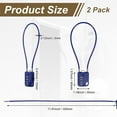 thumbnail image 3 of Uxcell 2-Pack Candado de Combinación, Aleación de Zinc 4 Dígitos Contraseña 12 In Cable Candado de Equipaje Exterior Sin Llave [Azul], 3 of 7