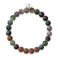 thumbnail image 3 of Arya | India Agate x Rudraksha |  Mala Bracelet, 3 of 6