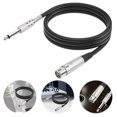 thumbnail image 1 of Cable XLR A 1/4 TS (6 35 Mm) Mono Jack Micrófono, 1 of 9