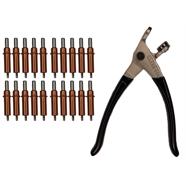 25-Pack C1/8 Cleco Fasteners - Made In USA, Spring-Loaded For Sheet Metal Work