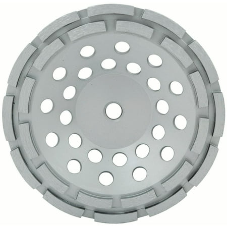 - Lackmond 7-Inch Double Row Segmented Diamond Grinding Cup Wheel with 5/8-11 Nut