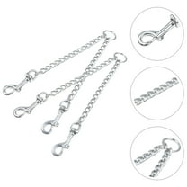 Supvox Heavy Duty Metal Wire Buckle Dog Collar Buckles Silver for Pet Dogs Daily Use 2Pcs