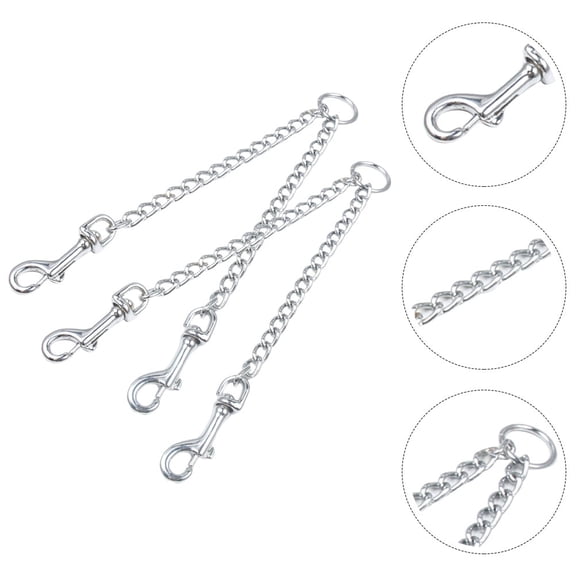 Supvox Heavy Duty Metal Wire Buckle Dog Collar Buckles Silver for Pet Dogs Daily Use 2Pcs