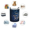 thumbnail image 6 of Balery Beautiful New Year 2024 Round Laundry Basket with Handles Waterproof Freestanding Laundry Hamper for Clothes Toys in the Dorm and Family-Small, 6 of 8
