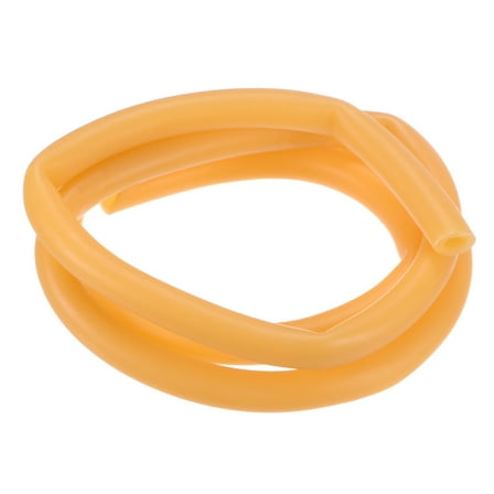 1 Meter Length Natural Latex Rubber Tubing, 8x14mm(IDxOD) Rubber Tube Hose, Yellow