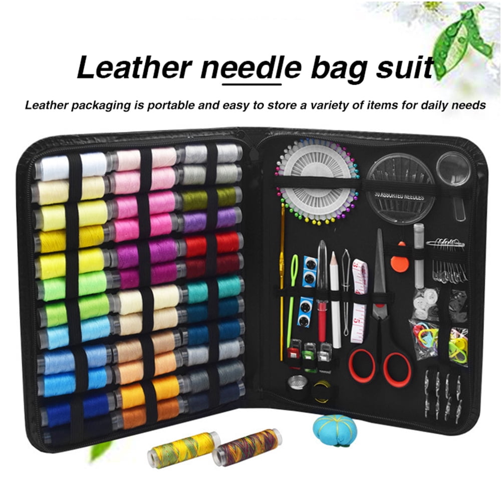 Sewing Kit for Adults Beginner Traveller, 183 Large Premium Sewing Supplies and Accessories with 38 XL Thread Spools - Needle and Thread Kit Products for Quick Repairs