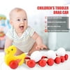 Shiusina Learning Toys Wooden Baby Walker, Cute Shape Drawing Rope Baby Walker Toy Gift