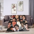 thumbnail image 7 of Ian Somerhalder Collage Blanket Super Soft Lightweight Fleece Thermal Blanket All Season for Bed Couch Living Room Air Conditioning Blanket, 7 of 7