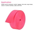 thumbnail image 4 of Unique Bargains Sangle Plate en Nylon 1.5 Pouces 10 Yards Néon Rouge pour Sac à Dos, Bagage-Rack, 4 of 7