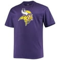 thumbnail image 2 of Men's Fanatics Justin Jefferson Purple Minnesota Vikings Big & Tall Player Name & Number T-Shirt, 2 of 3