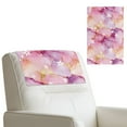 thumbnail image 2 of Xixirimido Pink Marble Stars Print Recliner Headrest Protector Leather Headrest Cover for Recliner Chair Sofa Couch Head Covers for Sofa Furniture Protectors, 2Pcs, 2 of 7