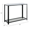 thumbnail image 5 of ACME Taurus Rectangular Sofa Table in White and Black, 5 of 5