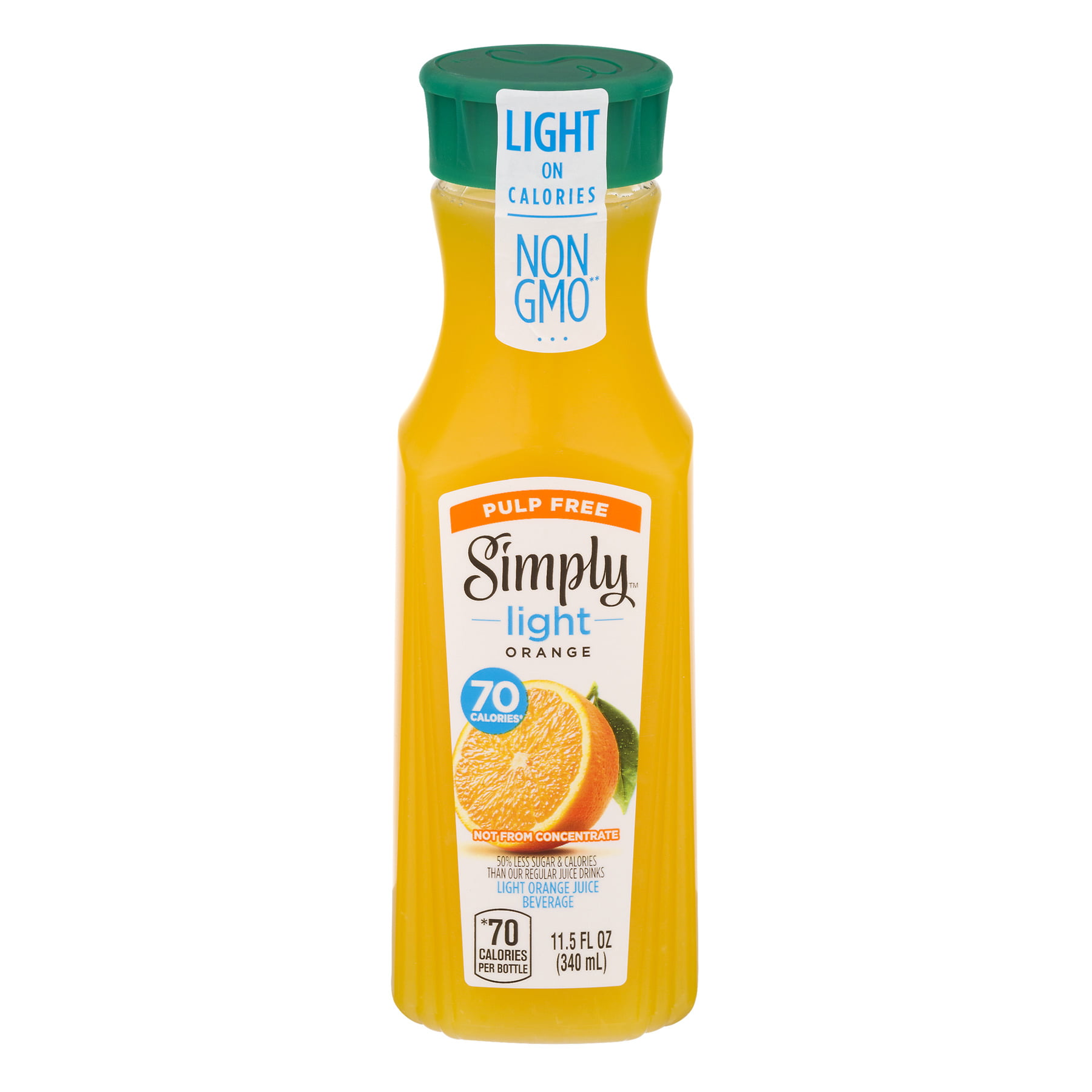 Simply Light Pulp Free Orange Juice 115 Fl Oz Walmartcom
