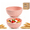 01#Pink, variant on Djiypn Unbreakable Cereal Bowls Set of 4, Wheat Straw Bowls, Microwave & Dishwasher Safe, Dessert Bowls for Cereal, Serving, Soup, Oatmeal, Pasta, Salad, Lightweight Soup Bowls